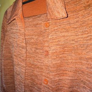 Orange lounge  blazer and pant set